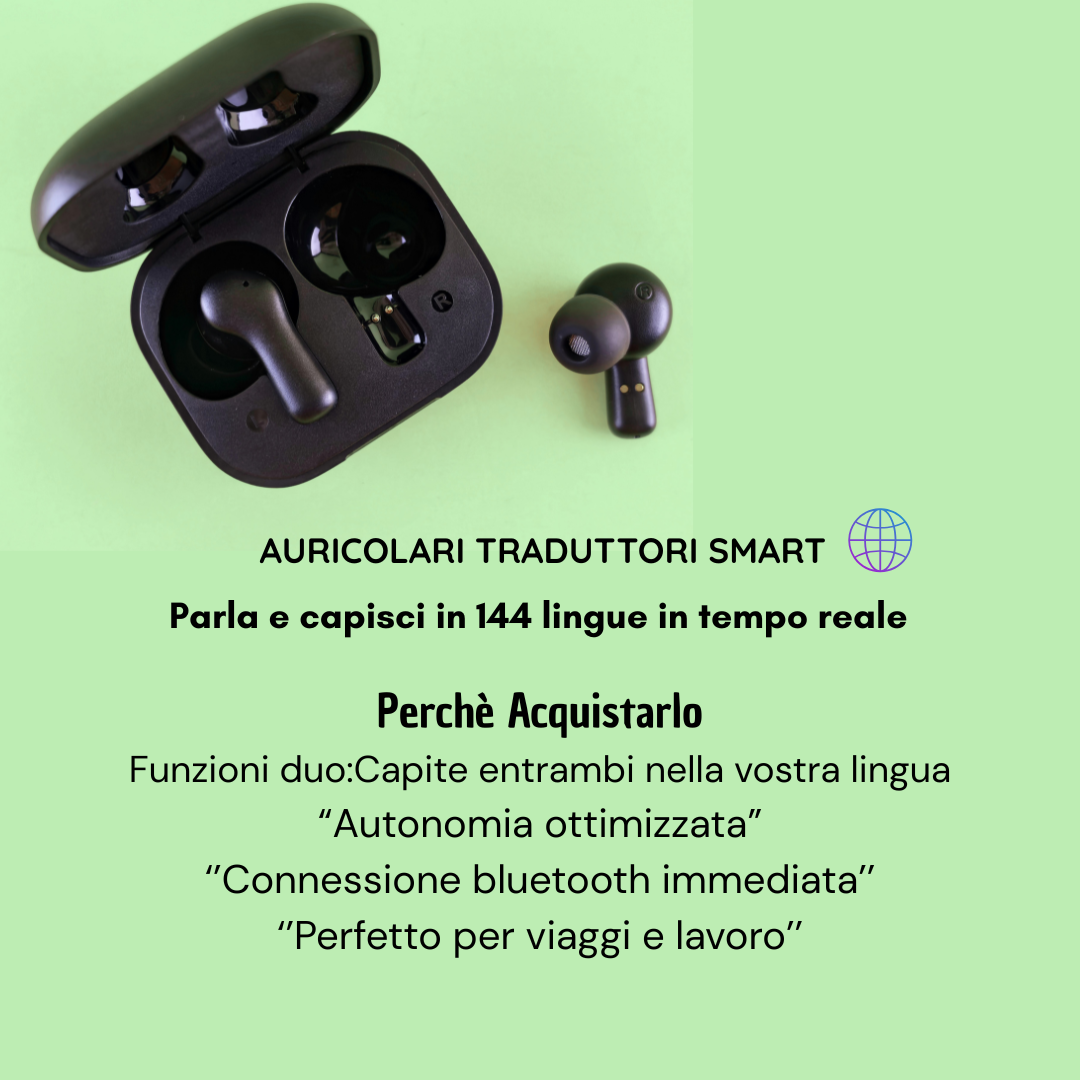 auricolari traduttori (ascolto, duo, speaker)